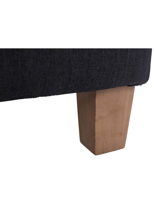 Banqueta Faraó, luz antiga, preto