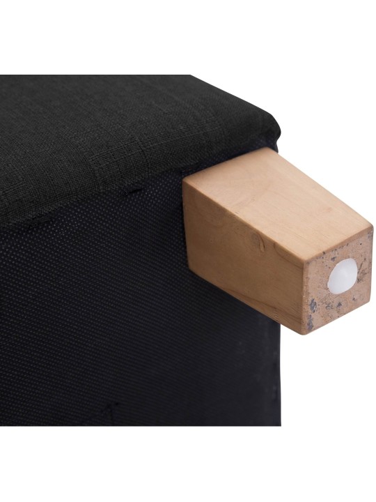 Banqueta Faraó, luz antiga, preto