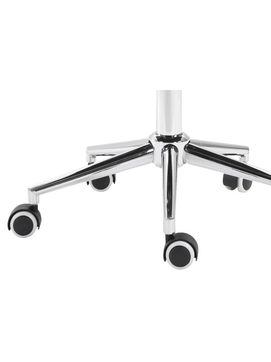 Banqueta de trabalho em tecido Peking V2, creme