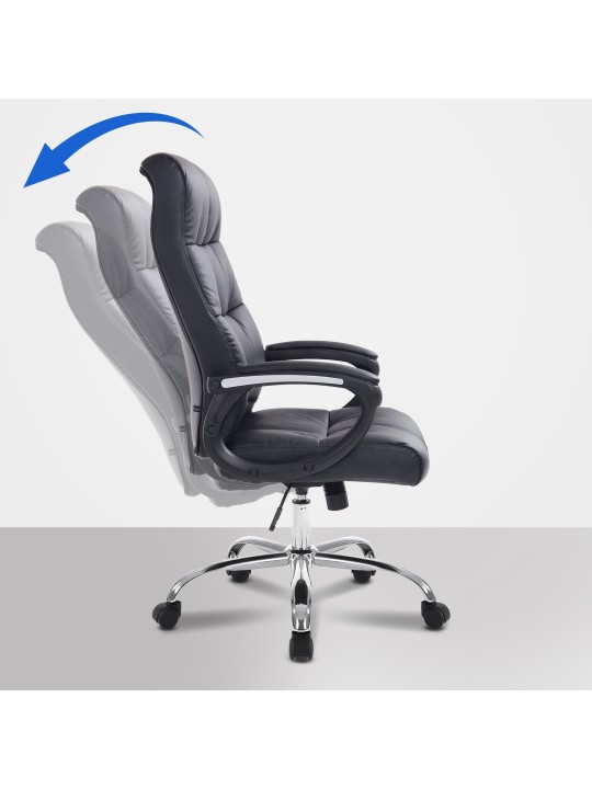 Cadeira de escritório Poseidon, preto