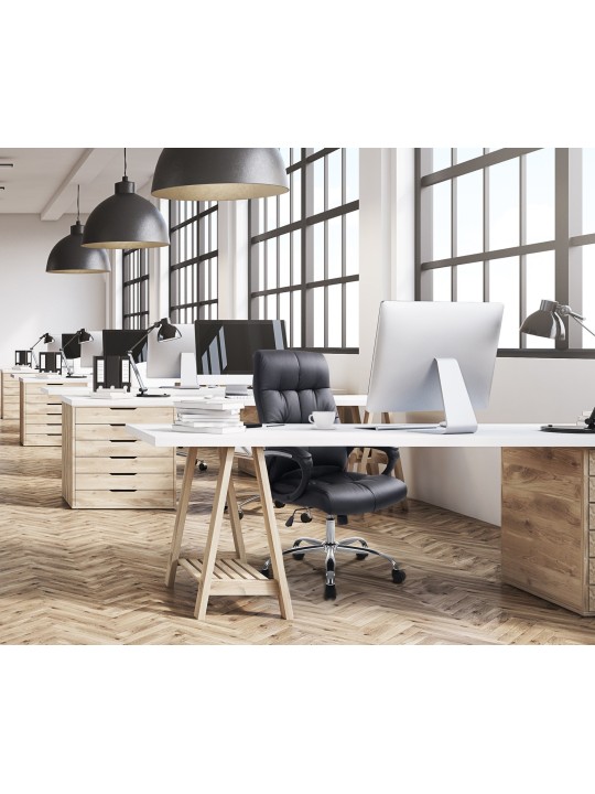 Cadeira de escritório Poseidon, preto