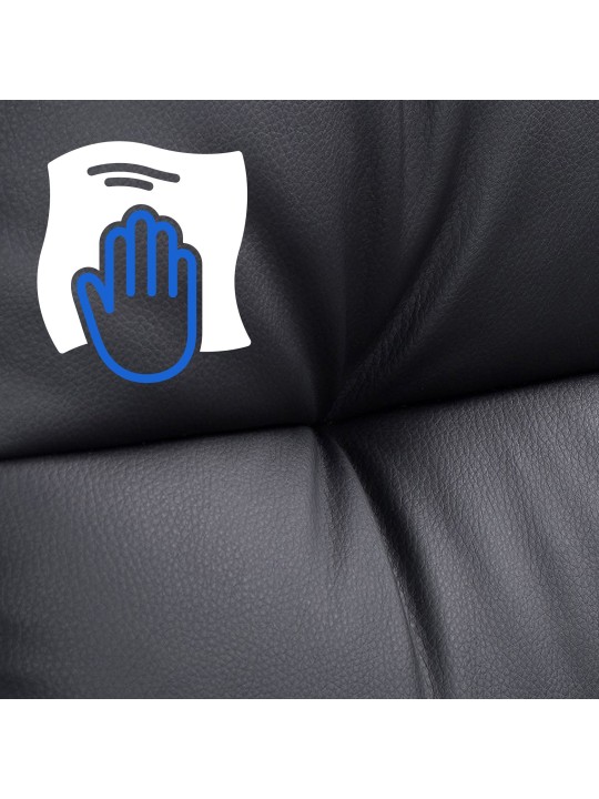 Cadeira de escritório Poseidon, preto