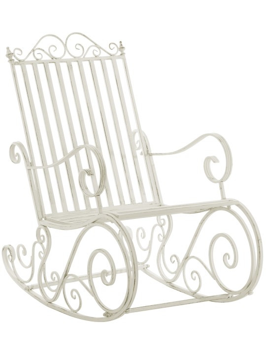 Cadeira de balanço Smilla, branco antigo Cadeira de balanço Smilla, branco antigo