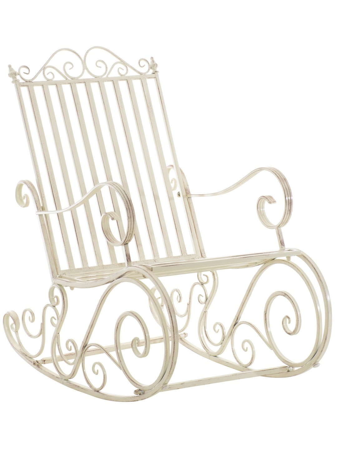 Cadeira de balanço Smilla, creme antigo