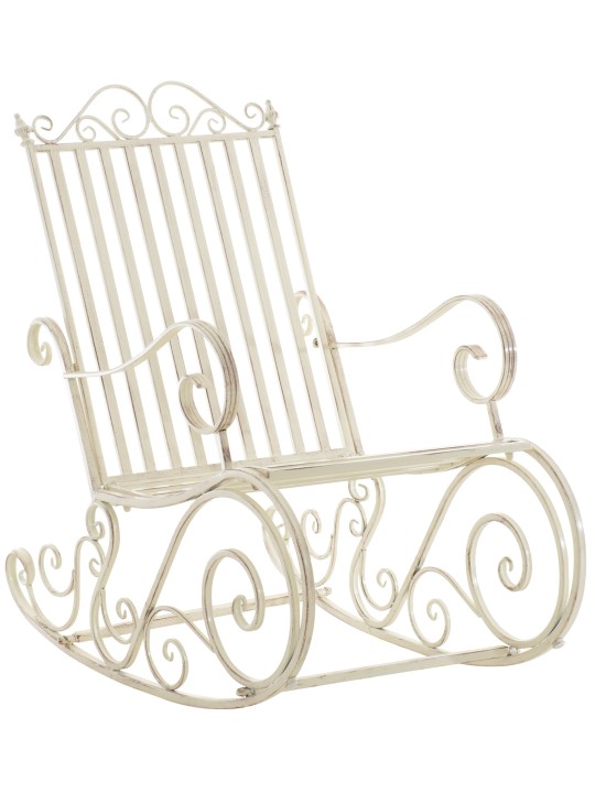 Cadeira de balanço Smilla, creme antigo