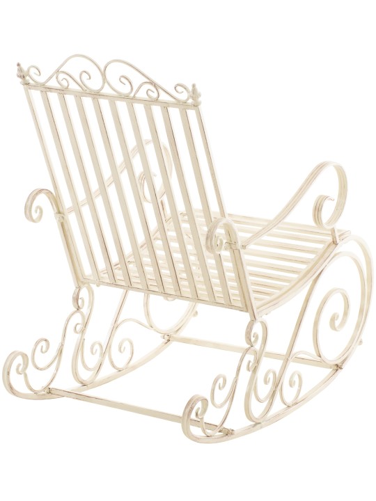 Cadeira de balanço Smilla, creme antigo