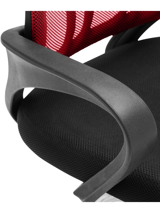 Cadeira para visitantes Eureka, vermelho Cadeira para visitantes Eureka, vermelho