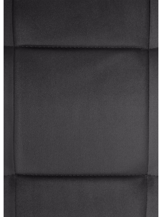 Conjunto de 2 cadeiras de jantar em veludo Vermont, preto