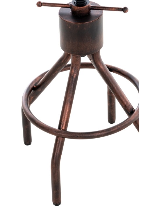 Conjunto de 2 bancos altos Hanam, bronze Conjunto de 2 bancos altos Hanam, bronze