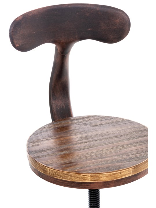 Conjunto de 2 bancos altos Hanam, bronze Conjunto de 2 bancos altos Hanam, bronze