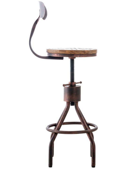 Conjunto de 2 bancos altos Hanam, bronze Conjunto de 2 bancos altos Hanam, bronze