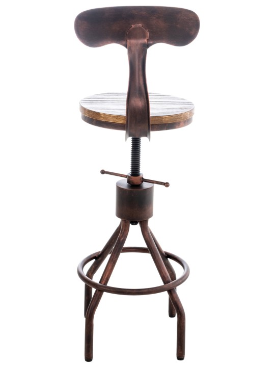 Conjunto de 2 bancos altos Hanam, bronze Conjunto de 2 bancos altos Hanam, bronze