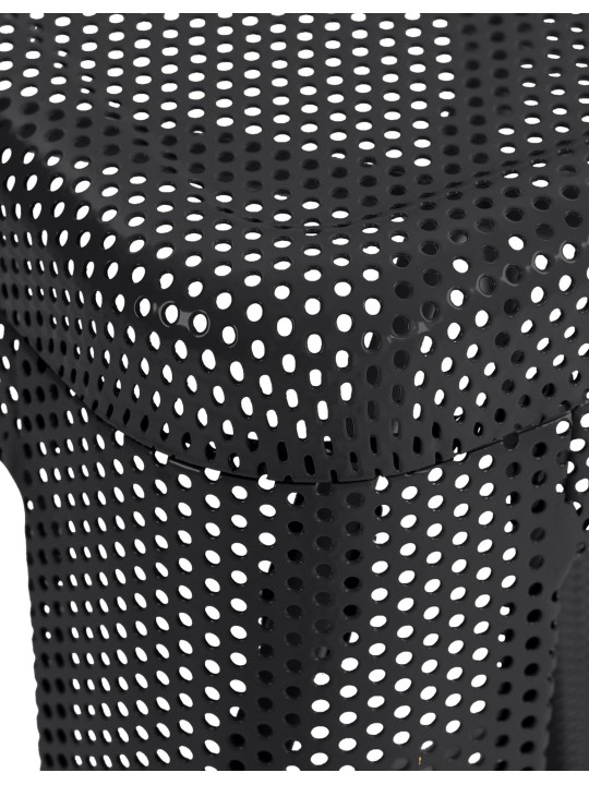 Conjunto de 4 bancos altos Fletcher, preto