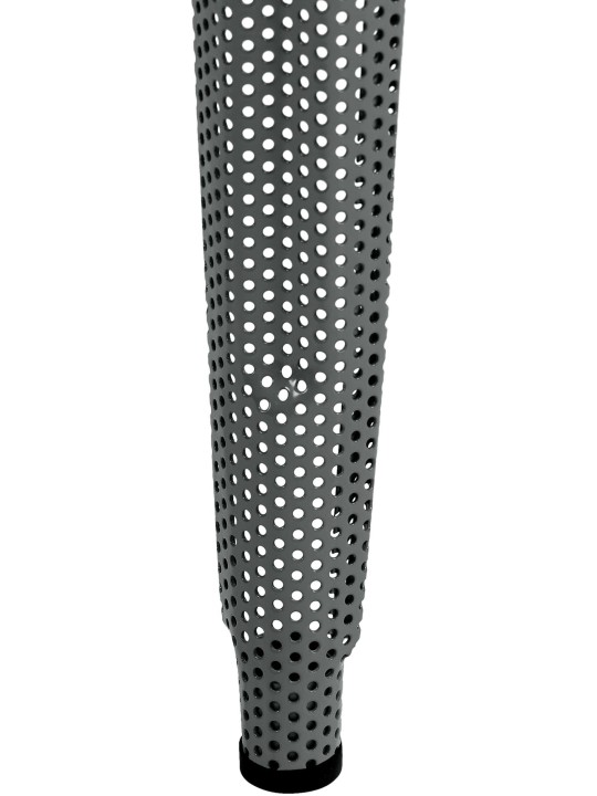 Conjunto de 4 bancos altos Fletcher, cinza