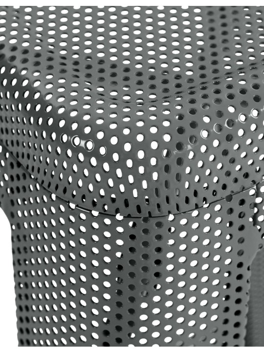 Conjunto de 4 bancos altos Fletcher, cinza