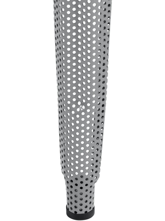 Conjunto de 4 bancos altos Fletcher, prata