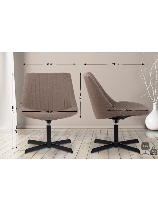 Espreguiçadeira Granby, taupe Espreguiçadeira Granby, taupe