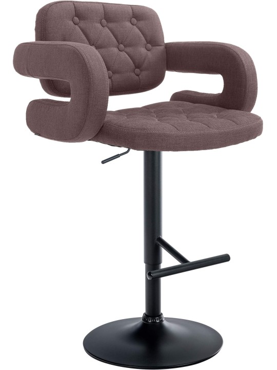 Banqueta alta Dublin TECIDO, castanho