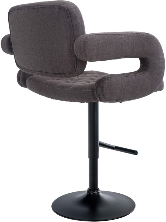 Banqueta alta Dublin TECIDO, cinza escuro