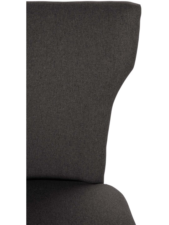 Cadeira da sala de jantar tecido Zadar luz antiga, cinza escuro