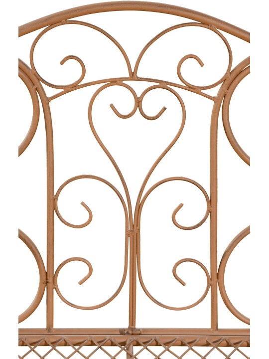 Banco de jardim Tara, castanho antigo