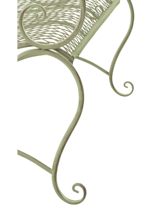 Banco de jardim Tara, verde antigo