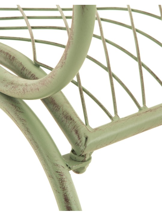 Banco de jardim Tara, verde antigo