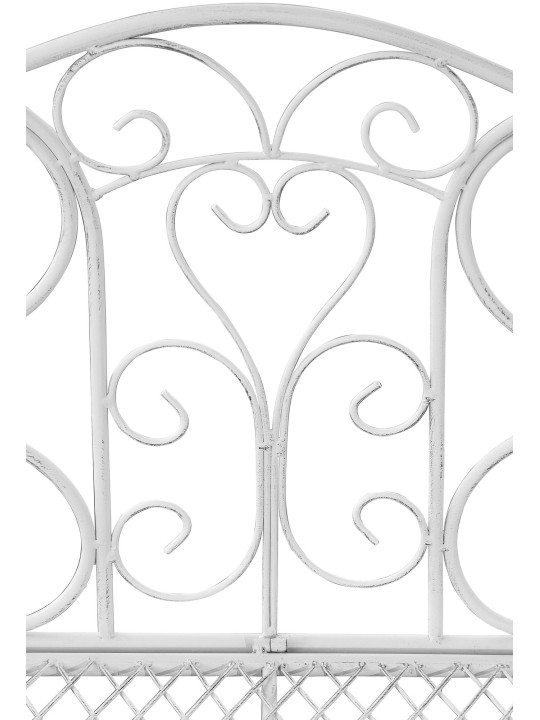 Banco de jardim Tara, branco antigo Banco de jardim Tara, branco antigo