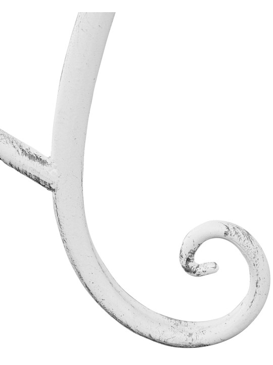 Banco de jardim Tara, branco antigo Banco de jardim Tara, branco antigo