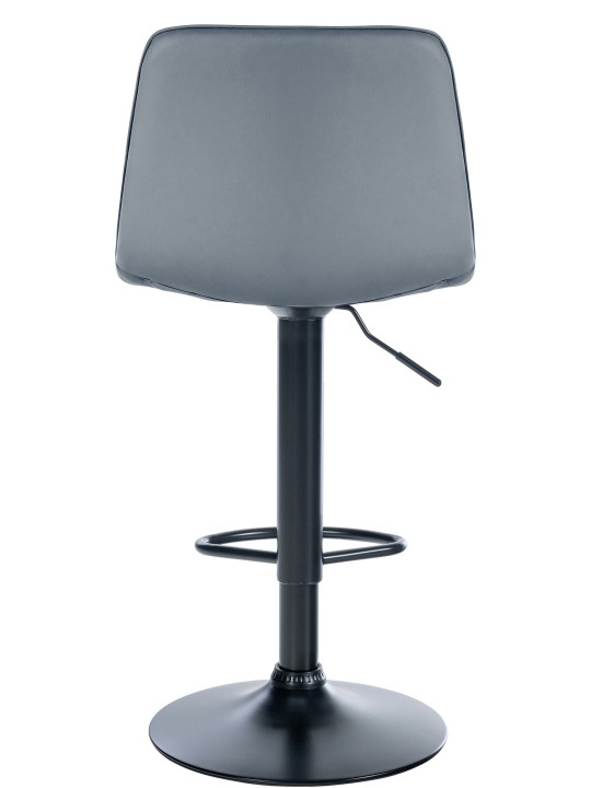 Conjunto de 2 bancos altos Lex couro sintético B, cinza Conjunto de 2 bancos altos Lex couro sintético B, cinza