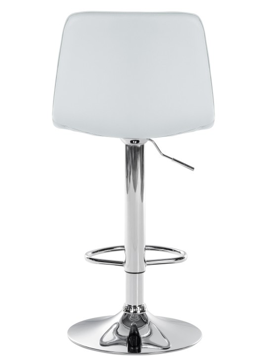 Conjunto de 2 bancos altos Lex couro sintético C, branco