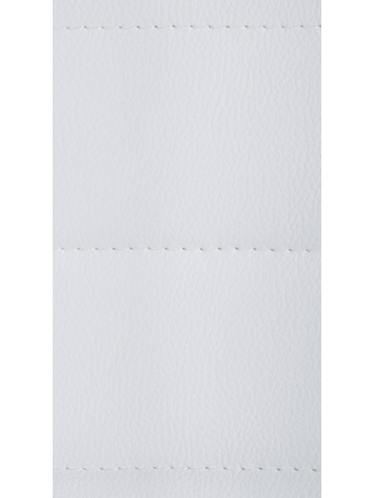 Conjunto de 2 bancos altos Lex couro sintético W, branco