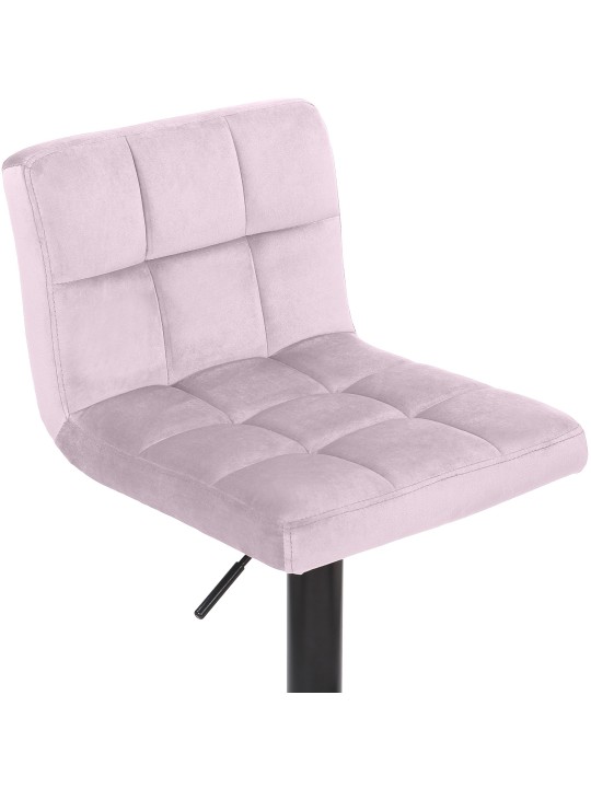 Banqueta alta Feni veludo, rosa Banqueta alta Feni veludo, rosa