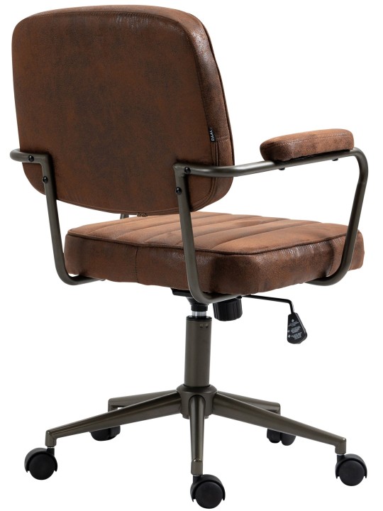 Cadeira de escritório Natrona, conhaque