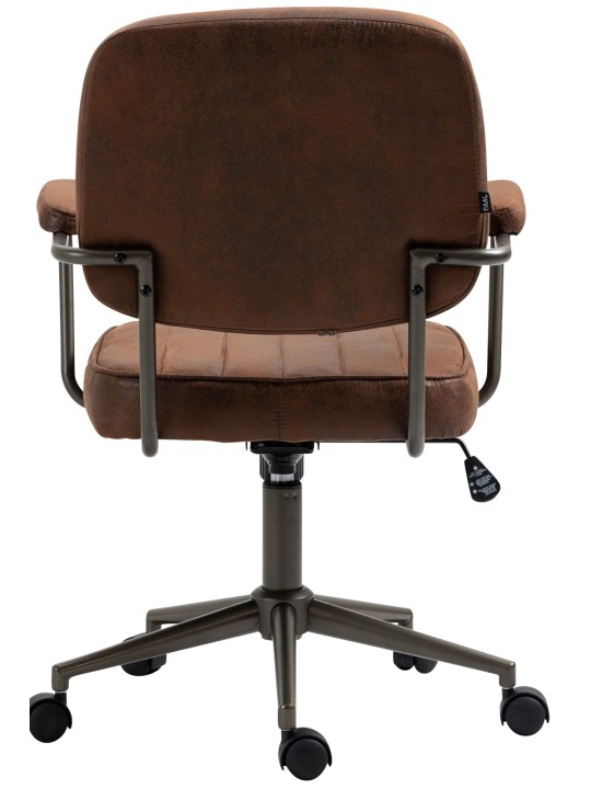 Cadeira de escritório Natrona, conhaque
