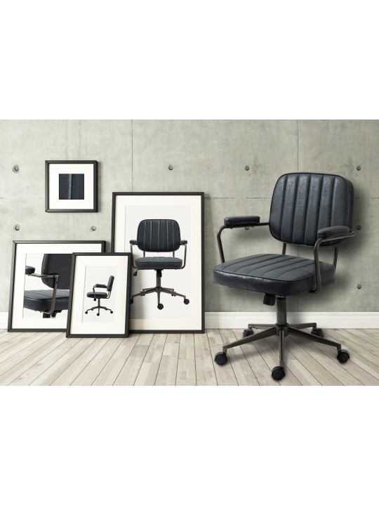 Cadeira de escritório Natrona, preto antigo