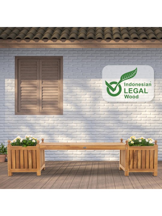 Banco de teca Boston, teca