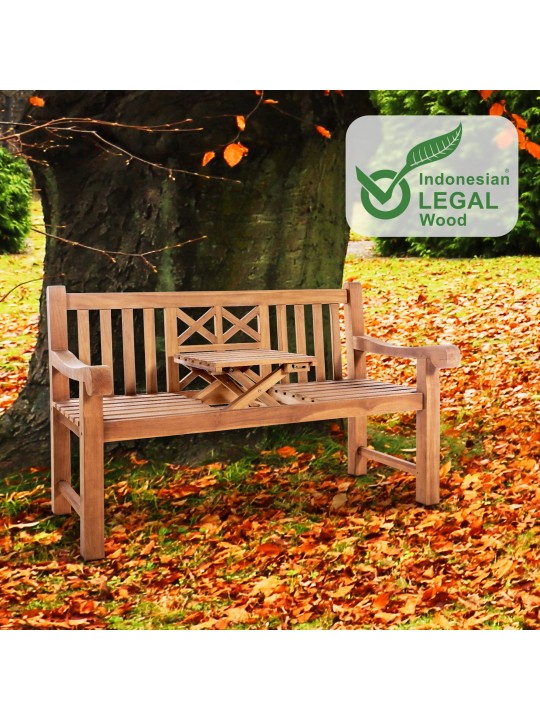 Banco de teca Luka 150 cm, teca Banco de teca Luka 150 cm, teca