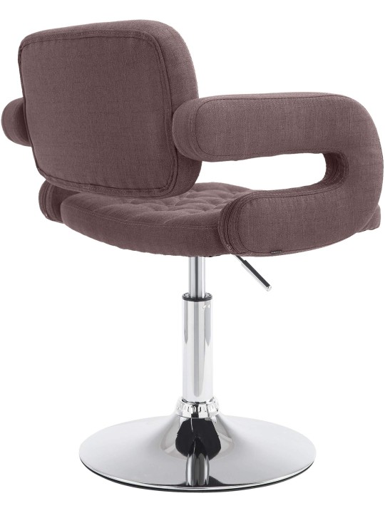 Espreguiçadeira tecido Dublin, castanho