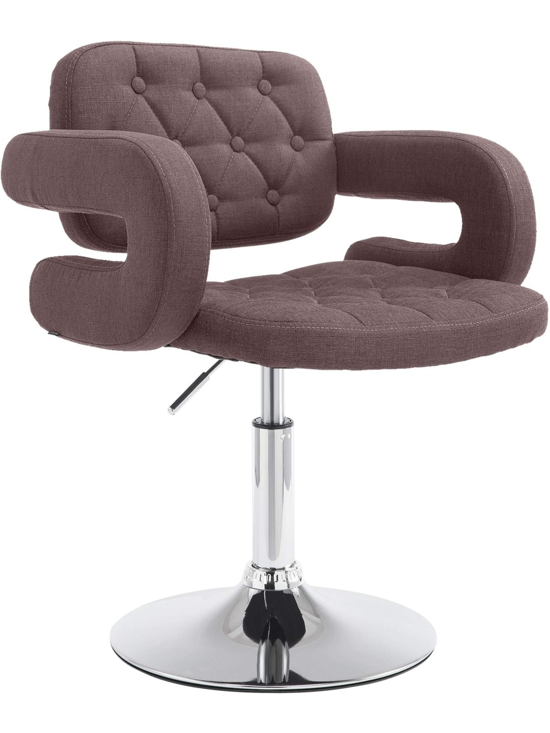 Espreguiçadeira tecido Dublin, castanho