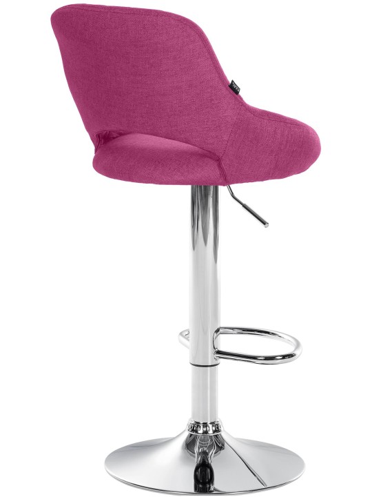 Conjunto de 2 bancos altos tecido Milet C, lilás