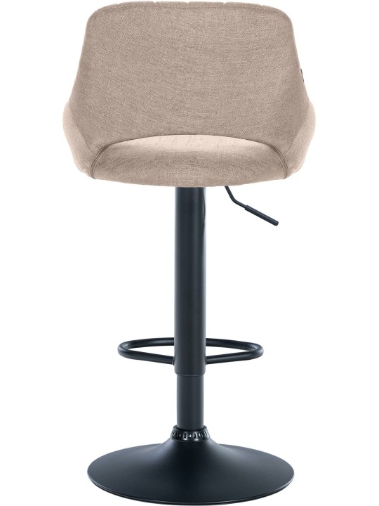 Conjunto de 2 bancos altos tecido Milet B, taupe