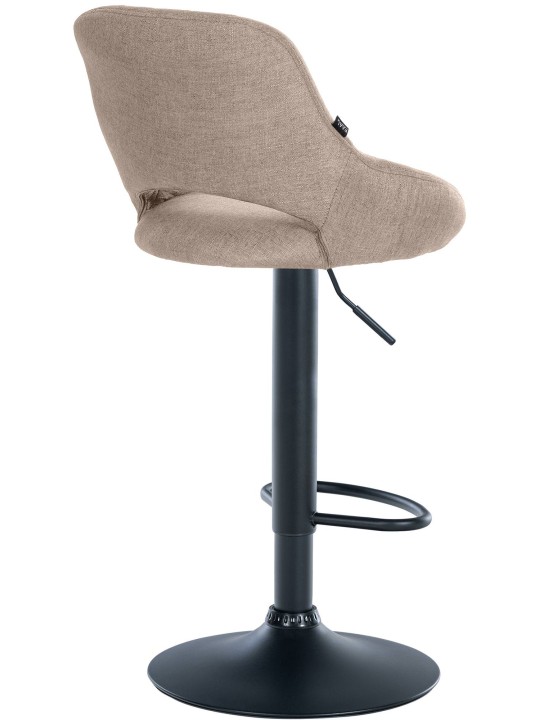 Conjunto de 2 bancos altos tecido Milet B, taupe