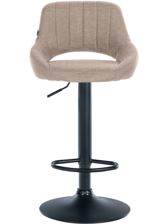 Conjunto de 2 bancos altos tecido Milet B, taupe