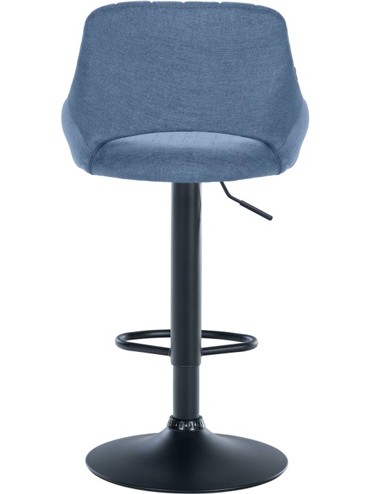 Conjunto de 2 bancos altos tecido Milet B, azul