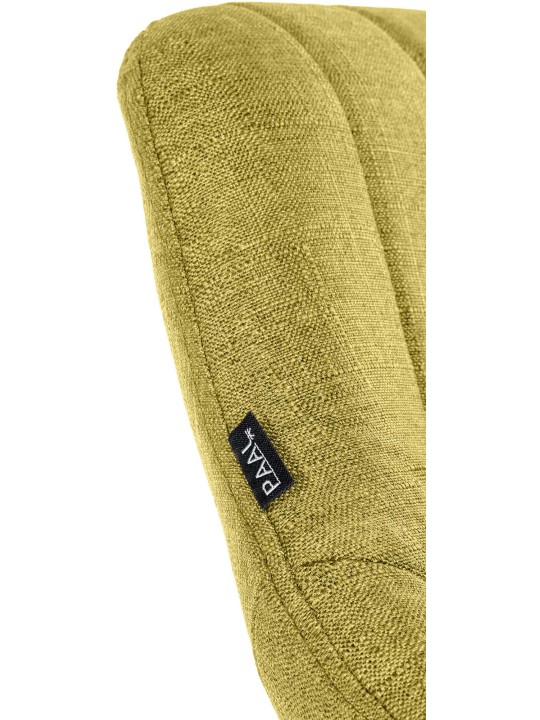 Conjunto de 2 bancos altos tecido Milet B, verde