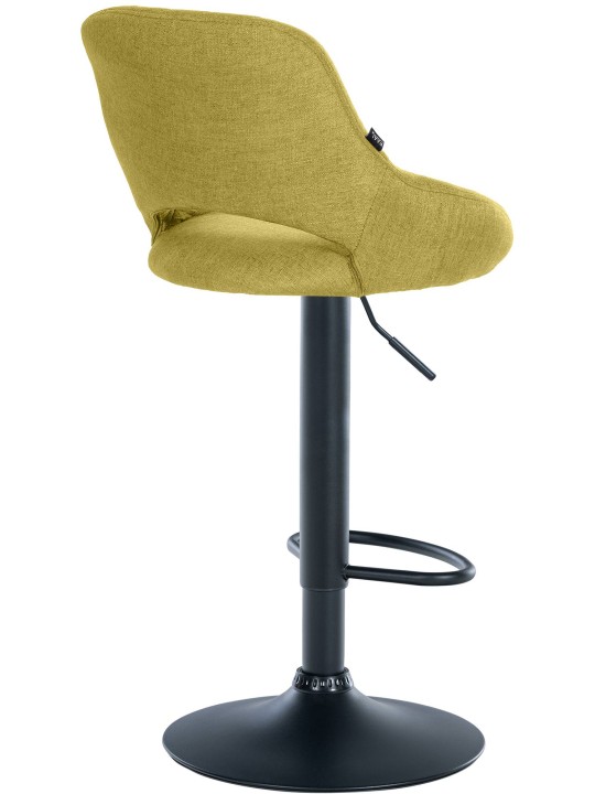 Conjunto de 2 bancos altos tecido Milet B, verde