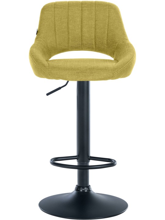 Conjunto de 2 bancos altos tecido Milet B, verde