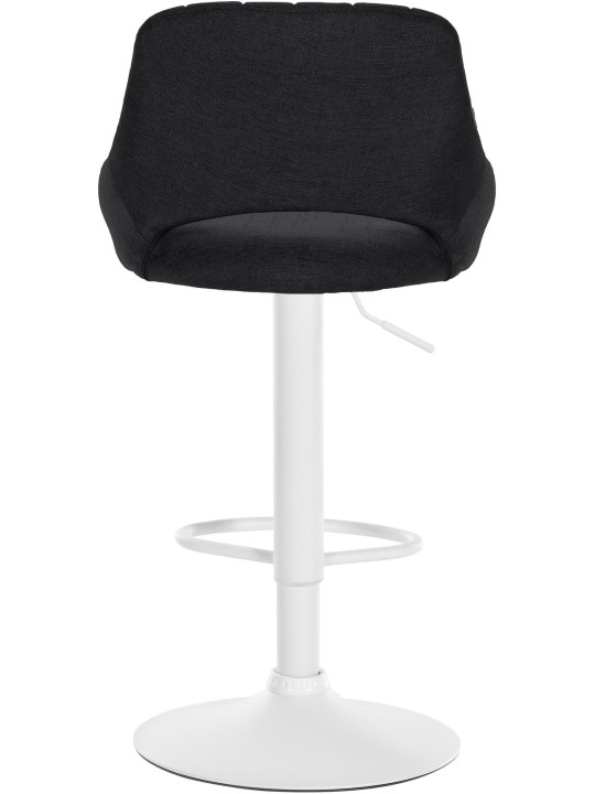 Conjunto de 2 bancos altos tecido Milet W, preto