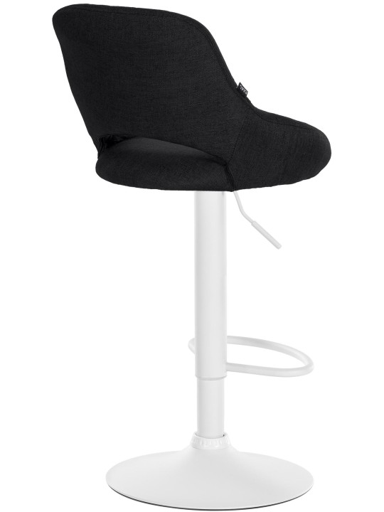 Conjunto de 2 bancos altos tecido Milet W, preto